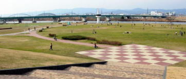淀川河川敷公園