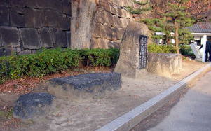 大阪城・残念石