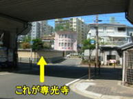 京阪電車の高架をくぐって京街道へと戻る
