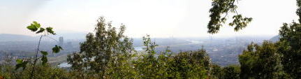 三川合流展望台からの眺め