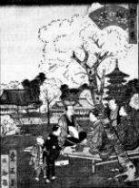 京都・名所絵図に描かれた花見風景
